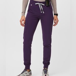 NWOT FIGS High Waisted Zamora Joggers Purple Jam